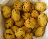 Bolinho de arroz simples da Valéria