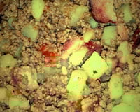 Carne moída com batata rápida e saborosa