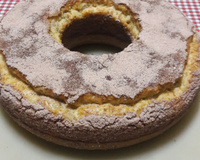 Bolo fofura de banana com canela