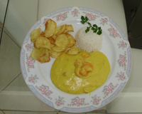 Bobó de camarão com batata baroa