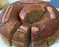 Bolo de banana no liquidificador