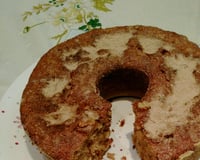 Bolo de maçã com aveia