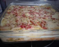 Batata de forno com frango rápida