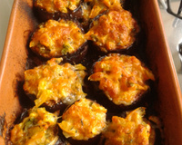 Berinjela com queijo