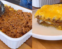 Lasanha de carne moída usa uma fruta simples no lugar da massa e fica tão gostoso que eu nunca mais fiz de outro jeito