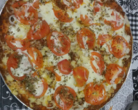 Pizza de carne moída 