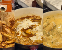 Pasta cremosa com frango fácil de fazer, mas com sabor de chef: já anota, salva ou printa essa a receita que vai salvar o seu almoço hoje