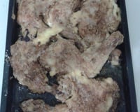 Frango assado com creme de cebola e maionese