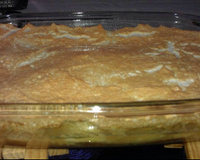 Banana com creme e suspiro