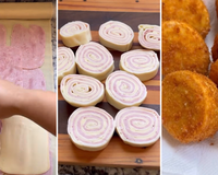 Ele se tornou o meu petisco favorito para quando recebo amigos em casa: rondelli frito muito recheado