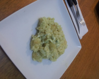 Risoto de gorgonzola e pêra