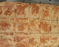 Torta de frango com massa podre diferente