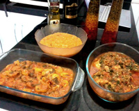 Moqueca capixaba e pirão