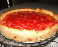 Torta de morango com iogurte