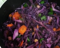 Repolho refogado com cenoura