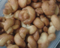 Rosca frita em modelo nó