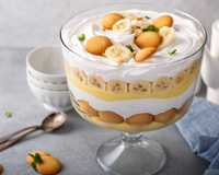 Sobremesa rápida de banana