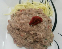 Risoto de filé mignon com vinho tinto