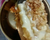 Bolo farofa de banana