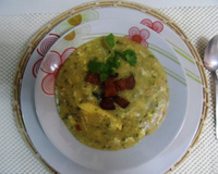 Sopinha cremosa de fubá