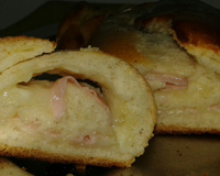 Pão de liquidificador recheado