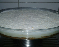 Bolo abacaxi de forma