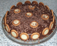 Torta de ricota com chocolate