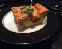 Torta salgada com iogurte natural