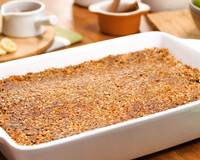 Torta de maçã crocante fit