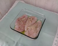 Filé de frango ao molho de mostarda ao forno