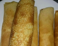 Massa de panqueca sem ovos