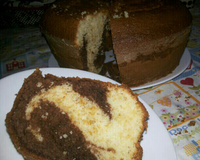 Bolo mármore fofinho