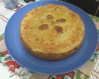 Torta de palmito com requeijão