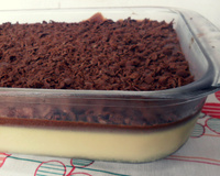 Mousse de maracujá e chocolate