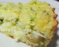 Torta de arroz sobrado