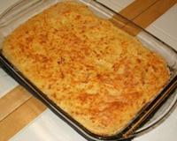 Souflé de batata e queijo