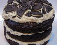 Bolo naked cake oreo