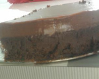 Torta trufada de 2 chocolates