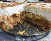 Torta de banana banoffee