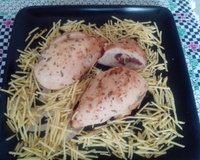 Filé de frango recheado da Mayara