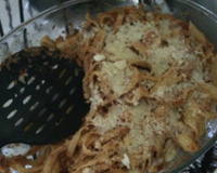 Macarronada ao molho rosé