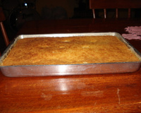 Bolo de fubá cremoso