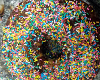 Bolo mesclado de liquidificador