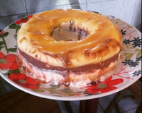 Pudim gelado tipo sorvete