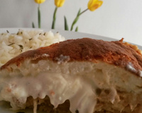 Torta de frango com palmito cremosa