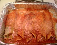 Panqueca de frango com milho