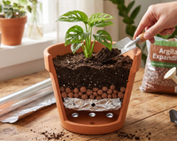 Para que serve colocar papel-alumínio no fundo do vaso de plantas? Esse é o jeito certo de usar essa técnica pouco conhecida