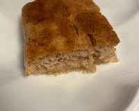 Bolo de banana vegano