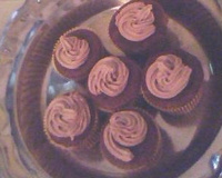 Cupcake de Chocolate com Creme amanteigado de Chocolate