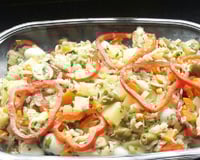 Salada fácil de bacalhau